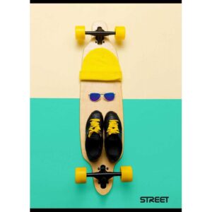 Zvezek A4 TRDE PLATNICE MALI KARO STREET YOUNG Zvezek A4 TRDE PLATNICE MALI KARO STREET YOUNG