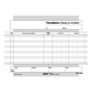 Obrazec 6,89A TEMELJNICA A5 KOPIRNA
