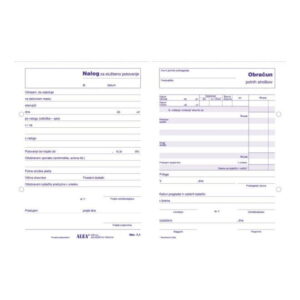 Obrazec 7,1 NALOG ZA SLUŽBENO POTOVANJE