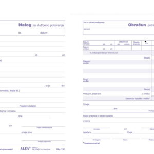 Obrazec 7,21 NALOG ZA SLUŽBENO POTOVANJE