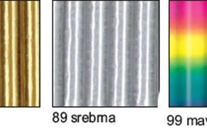 Papir LEPENKA VALOVITA B2 ZLATA, SREBRNA, MAVRIČNA