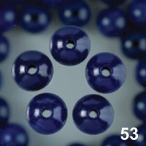 Perle LESENE 14MM 53 TEMNO MODRE (20)