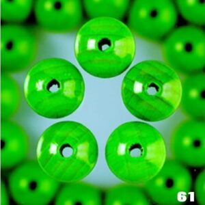 Perle LESENE 06MM 61 JABOLČNO ZELENE (125)