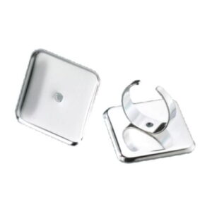 Osnova ZA PRSTAN 29*29MM, KVADRATNA, SREBRNA