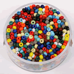 Perle barvne za nizanje 2,6mm