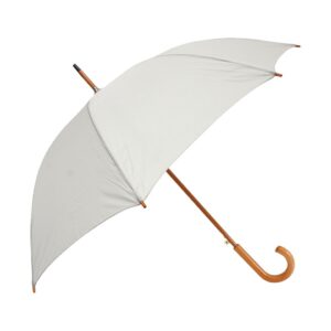 Dežnik ZEUS SV.SIV 105CM LESEN ROČAJ