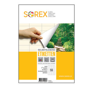 Etiketa A4 052,5*021,2MM SOREX - KOS