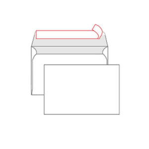 Kuverta A5 162*229 BELA 1/25