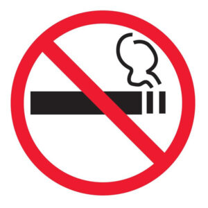 Nalepka PREPOVED KAJENJA