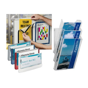 Table, listi in okvirji