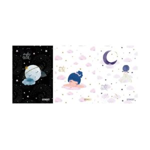 Zvezek A4 ČRTE BLACK&GOLD 80G/54L Zvezek A4 ČRTE BLACK&GOLD 80G/54L