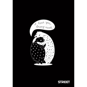 Zvezek A4 ČRTE BLACK&WHITE 80G/54L Zvezek A4 ČRTE BLACK&WHITE 80G/54L