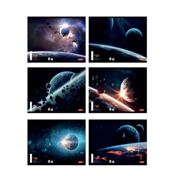Zvezek A4 ČRTE TARGET SPACE