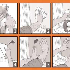Statična FOLIJA S9024 RAZBITO STEKLO 90*150CM