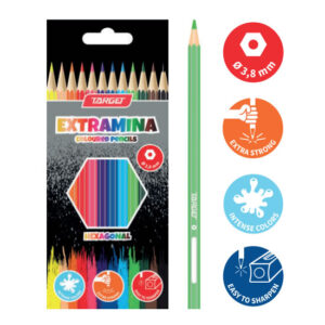 Barvice TARGET ŠESTKOTNE EXTRA 12/1
