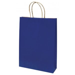 Vrečka DARILNA 26*35*10CM EKO MODRA