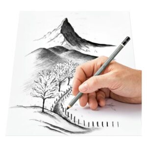 Grafitni svinčniki, oglje in pribor