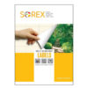 Etiketa A4 070*037MM SOREX