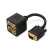 Adapter VGA 2XŽ - VGA M DIGITUS
