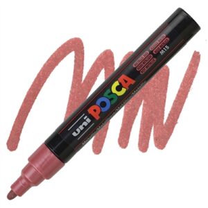 Marker POSCA UNI PC-5M METALNO RDEČA