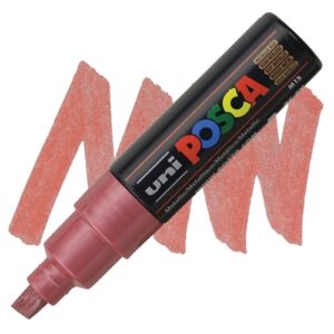 Marker POSCA UNI PC-8K METALNO RDEČ