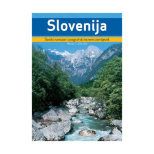 Zemljevid SLOVENIJE TOPOGRAFSKI IN NEMI 1:500 000