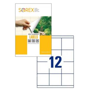 Etiketa A4 070*067,7MM SOREX - KOS