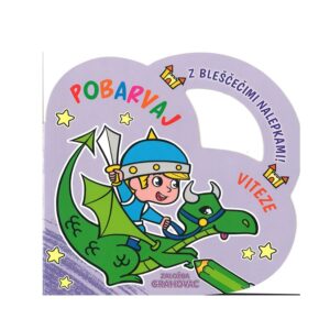 Pobarvanka Z NALEPKAMI VITEZI