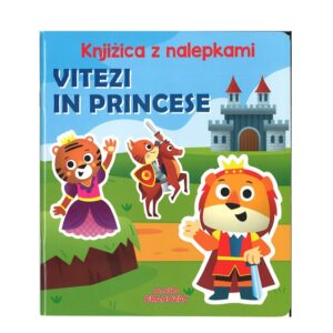 Knjižica Z NALEPKAMI VITEZI IN PRINCESE