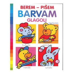 Knjiga BEREM PIŠEM BARVAM GLAGOLI