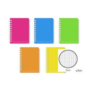 Blok A6 SPIRALA MALI KARO NEON