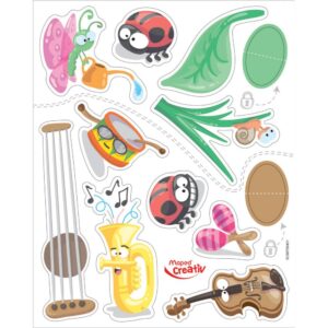 Set KREATIVNI MAPED PRSTNE BARVE