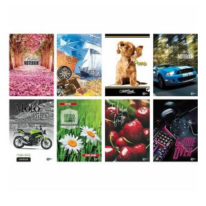 Zvezek A5 TRDE PLATNICE ČRTE S-LINE