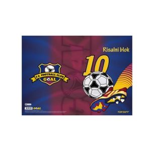 Blok RISALNI A3 20 LISTNI FOOTBALL RED