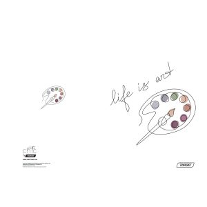 Zvezek A4 BREZ ČRT TARGET WHITE CHICH Zvezek A4 BREZ ČRT TARGET WHITE CHICH