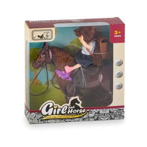 Igrača PUNČKA S KONJEM 21*19CM