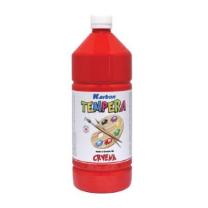 Tempera 1L KARBON RDEČA
