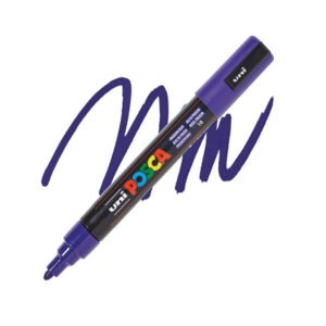 Marker POSCA UNI PC-5M PRUSKO MODRA