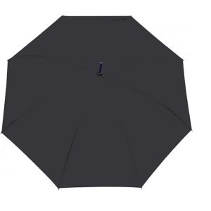 Dežnik APOLO ČRN 103 CM GUMIRAN ROČAJ