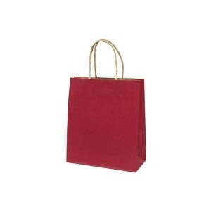 Vrečka DARILNA 22*25*10CM EKO BORDO