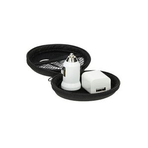 Adapter POTOVALNI V ETUIJU ROUND ČRN