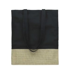 Vrečka BOMBAŽ PURI COLOUR 140GSM ČRNA