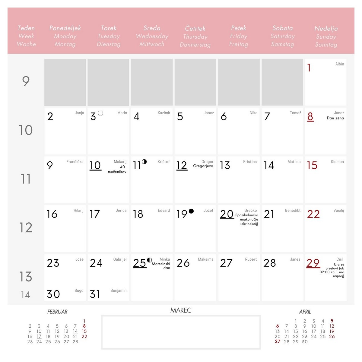 Koledar MOTIVACIJSKI 2026 Koledar MOTIVACIJSKI 2026 - slika 7