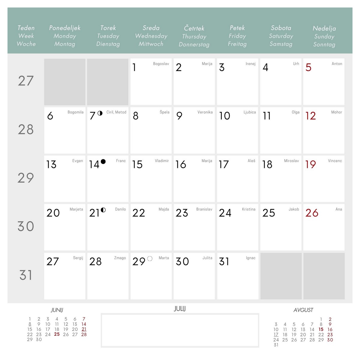 Koledar MOTIVACIJSKI 2026 Koledar MOTIVACIJSKI 2026 - slika 15