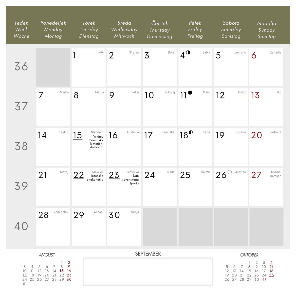 Koledar MOTIVACIJSKI 2026 Koledar MOTIVACIJSKI 2026 - slika 19