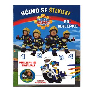 Knjiga UČIMO SE ŠTEVILKE GASILEC SAMO