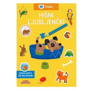 Knjiga HIŠNI LJUBLJENČKI Z NALEPKAMI