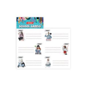 Etiketa ŠOLSKA 6/1 TARGET GIRL POWER