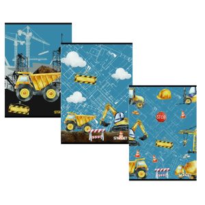 Zvezek A4 ČRTE STREET CONSTRUCTION 80G/54L