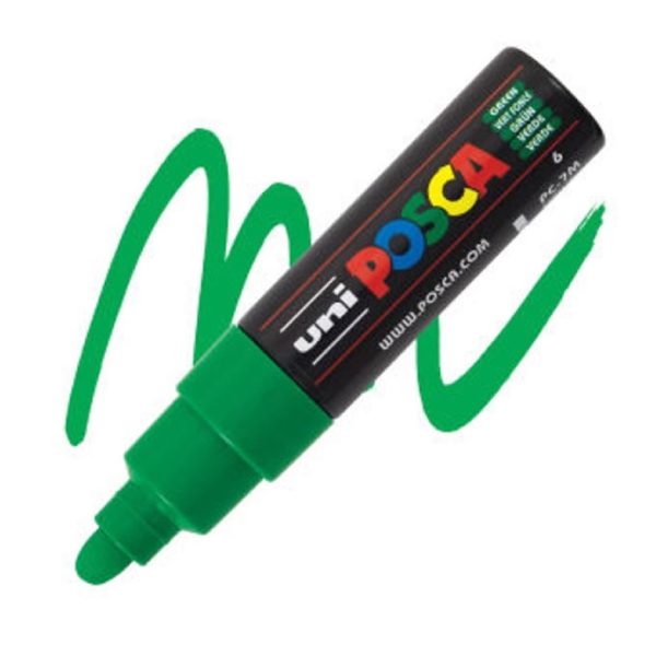 Marker POSCA PC-7M 4.5-5.5MM ZELEN